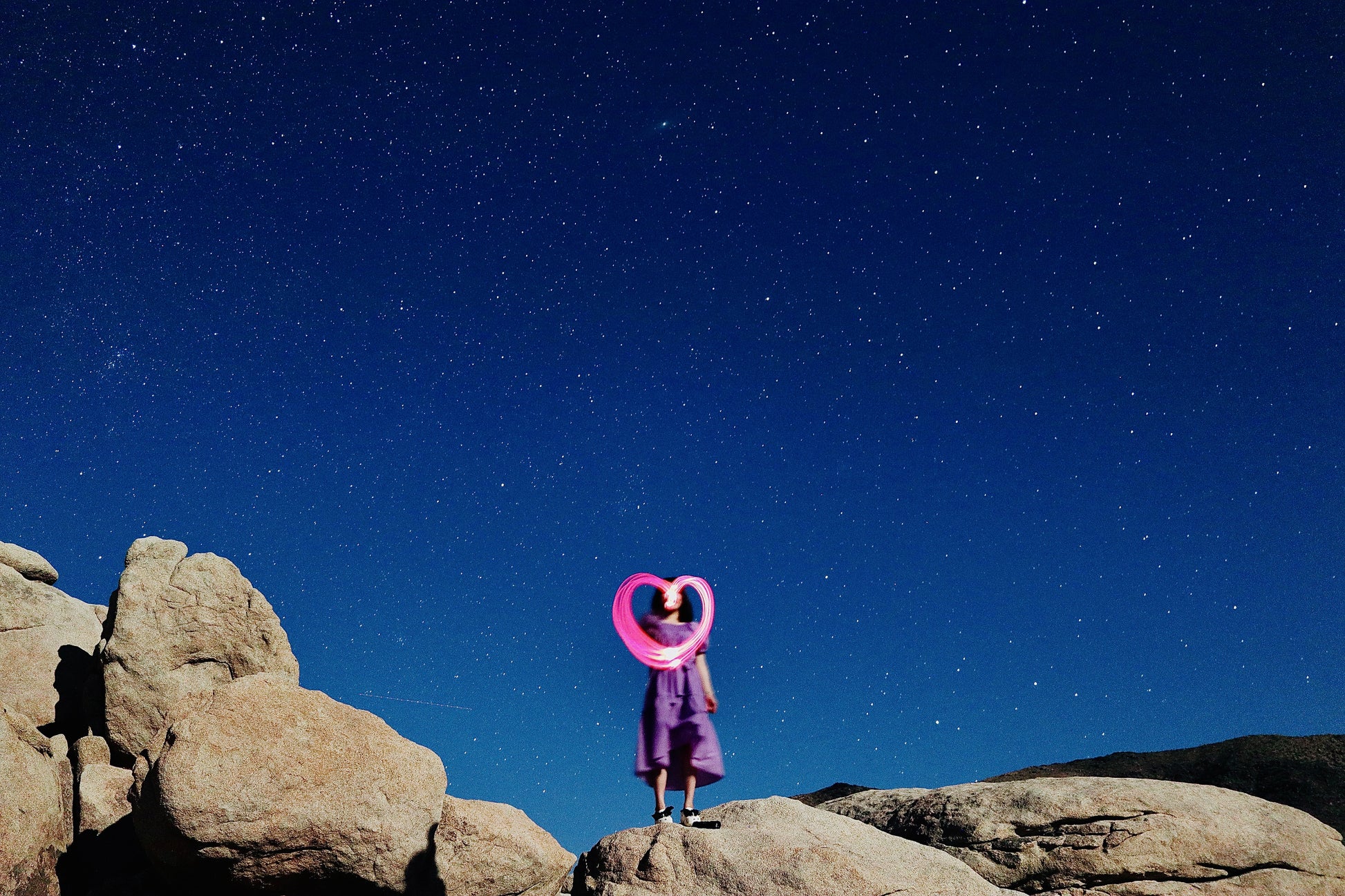 여구가 조슈아트리 별멍투어, 대자연속 BBQ 스테이크와 별사진